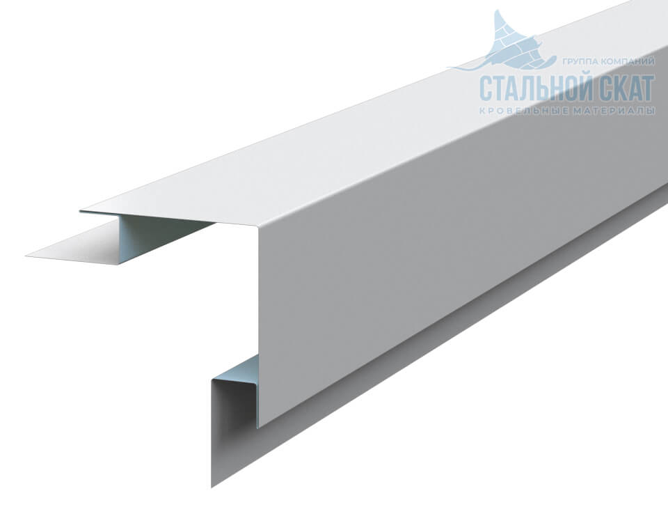 Планка угла наружного сложного 75х75х3000 NormanMP (ПЭ-01-9003-0.5) в Воскресенске