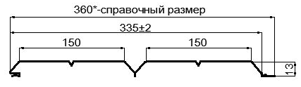 Фото: Сайдинг Lбрус-XL-Н-14х335 (ECOSTEEL-01-Сосна-0.5) в Воскресенске