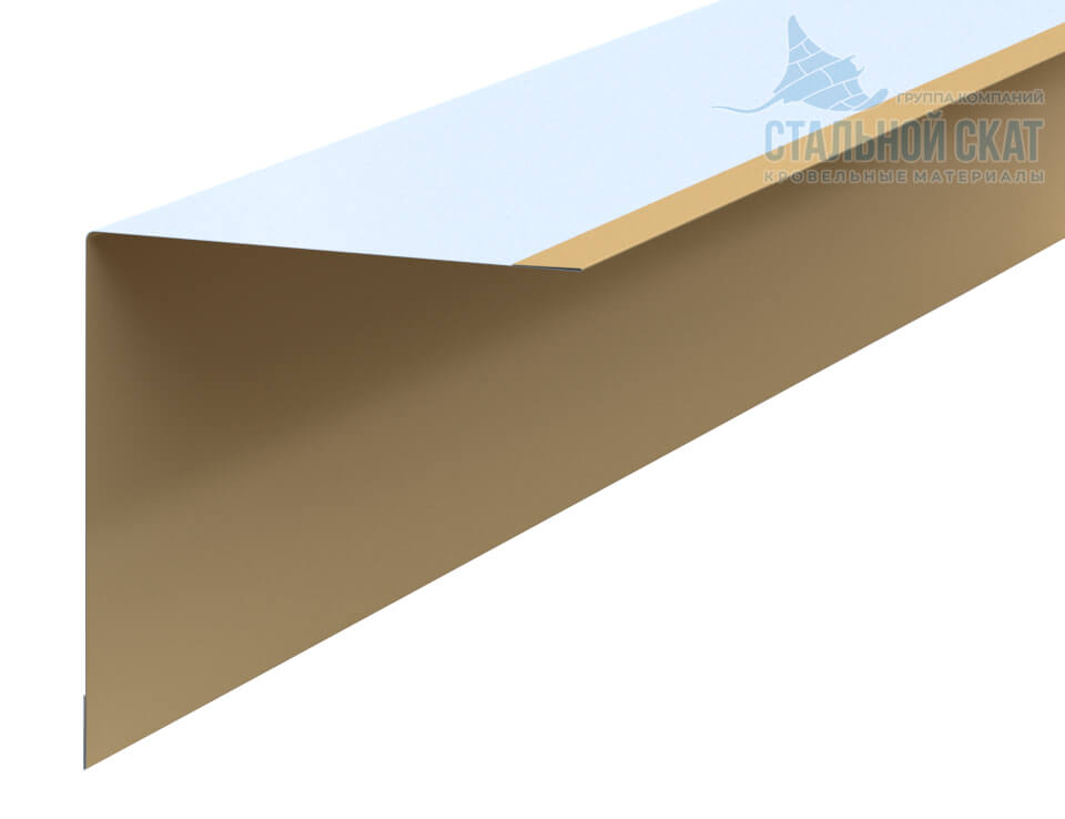 Планка угла внутреннего 75х75х3000 NormanMP (ПЭ-01-1014-0.5) в Воскресенске