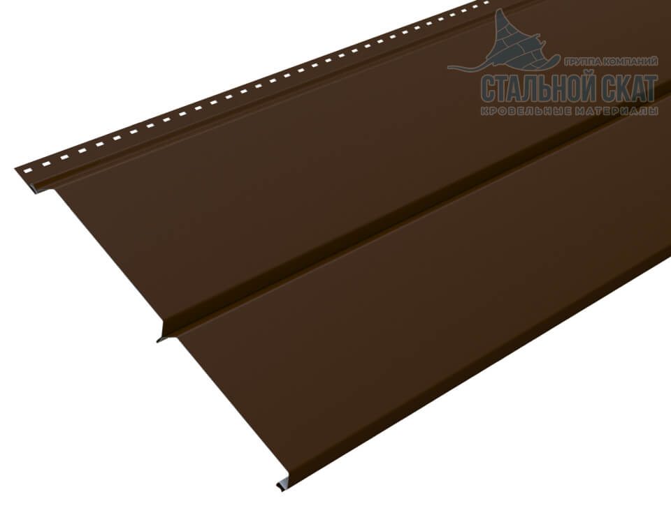 Сайдинг Lбрус-XL-14х335 (VALORI-20-Brown-0.5) в Воскресенске