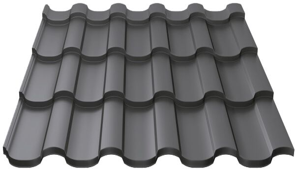 Металлочерепица МП Монтекристо-ML (PURETAN-20-RR23-0.5)