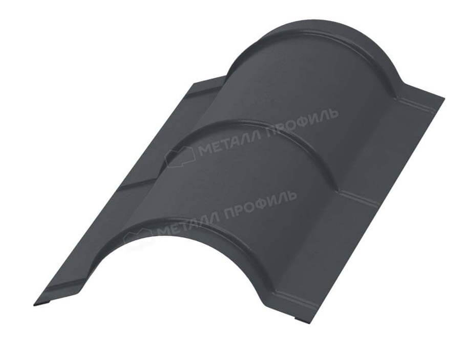 Планка конька круглого R110х2000 (ПуреМПтек_Мат-20-7024-0.5)