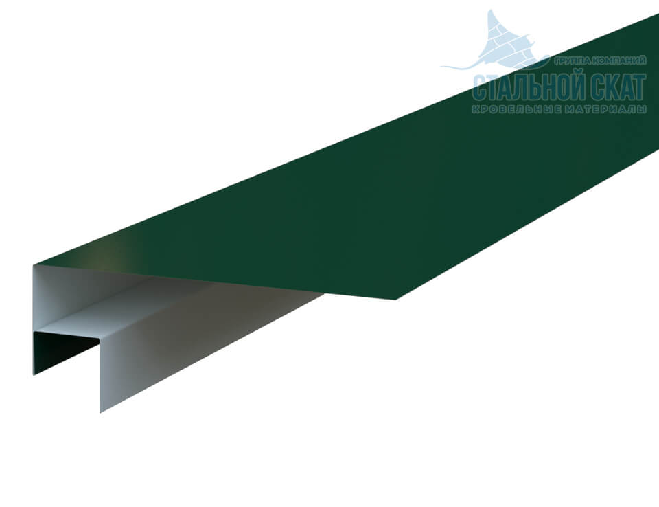 Планка откоса сложная FASTCLICK 175х34х3000 NormanMP (ПЭ-01-6005-0.5)